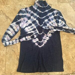 We the free Tie-Dye Long Sleeve Turtleneck